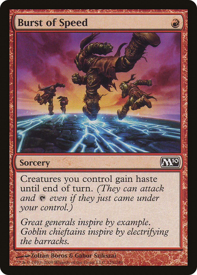 Image of Burst of Speed [Magic 2010]
