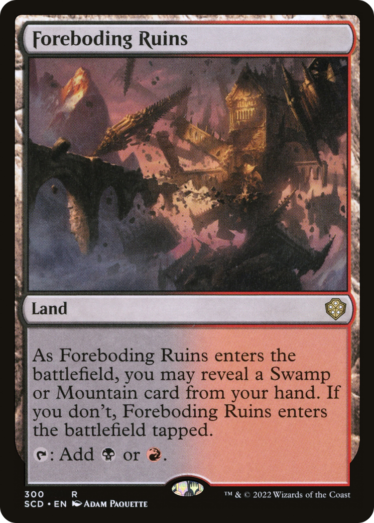 Image of Foreboding Ruins [Starter Commander Decks]