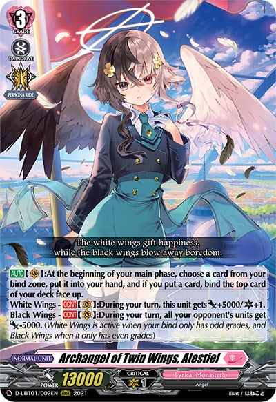 Image of Archangel of Twin Wings, Alestiel (D-LBT01/002EN) [Lyrical Melody]