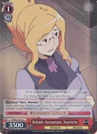 Image of Reliable Accountant, Henrietta (LH/SE20-E13 U) (Alternate Art Foil) [LOG HORIZON]