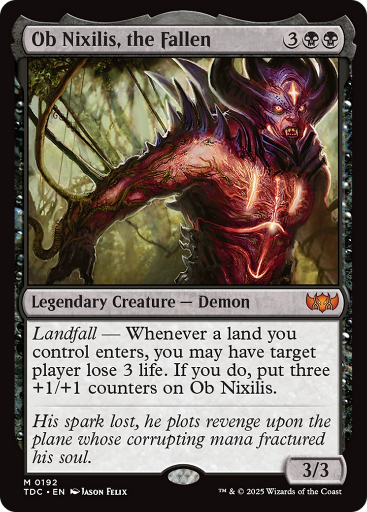 Image of Ob Nixilis, the Fallen [Tarkir: Dragonstorm Commander]