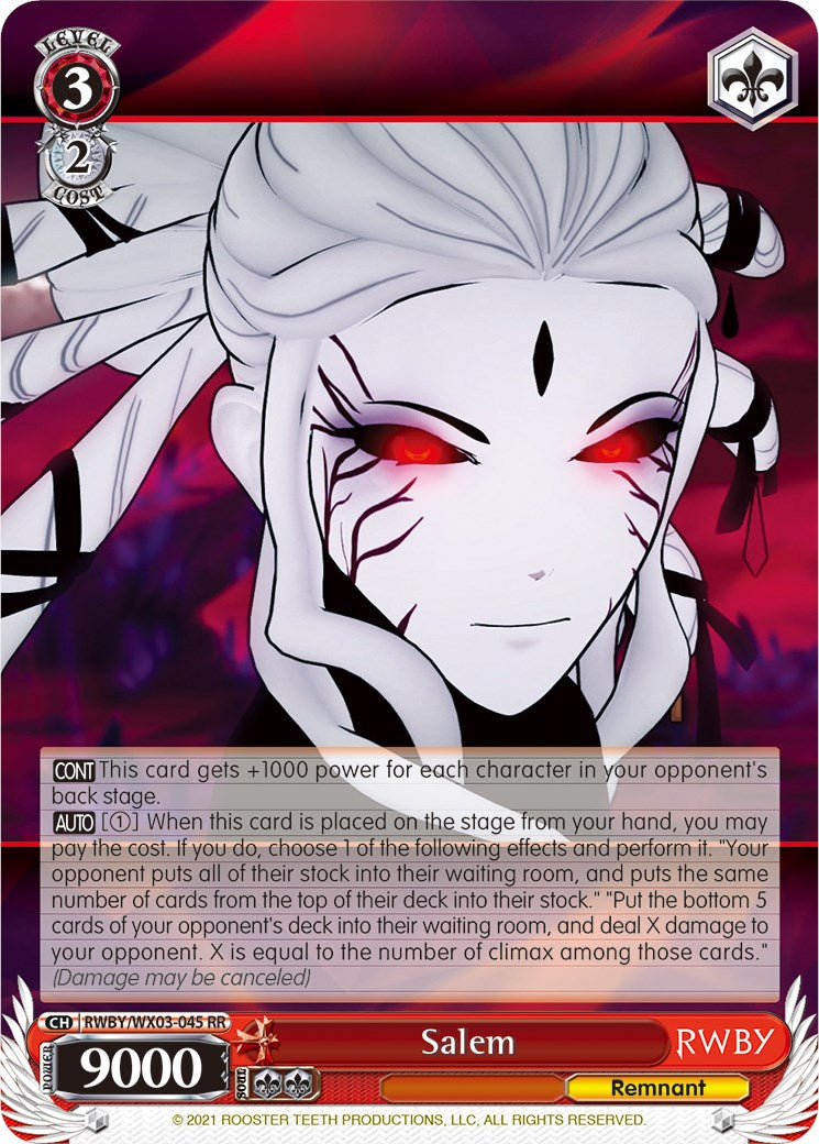 Image of Salem (RWBY/WX03-045 RR) [RWBY]