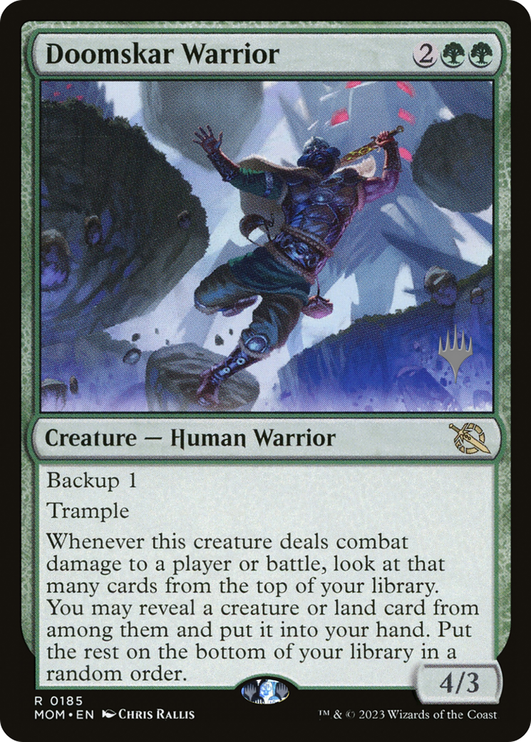 Image of Doomskar Warrior (Promo Pack) [March of the Machine Promos]