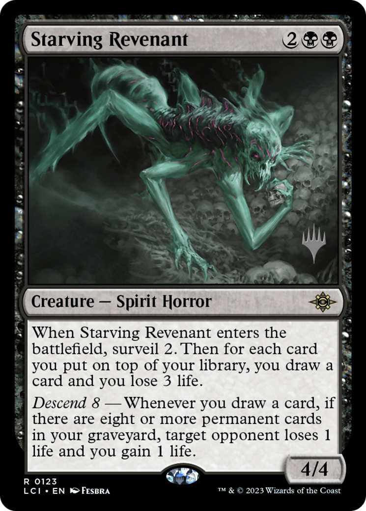 Image of Starving Revenant (Promo Pack) [The Lost Caverns of Ixalan Promos]