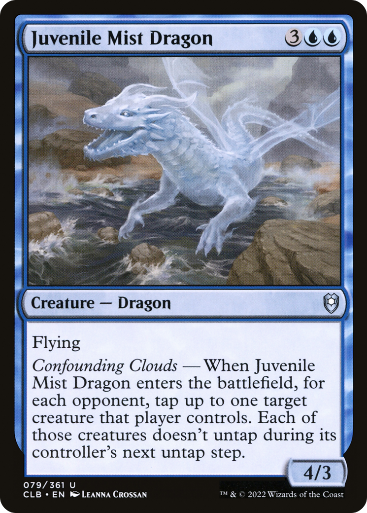 Image of Juvenile Mist Dragon [Commander Legends: Battle for Baldur's Gate]