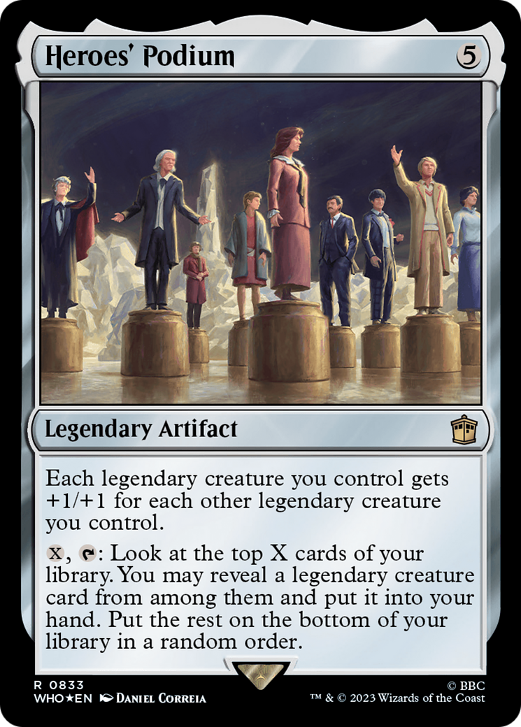 Image of Heroes' Podium (Surge Foil) [Doctor Who]