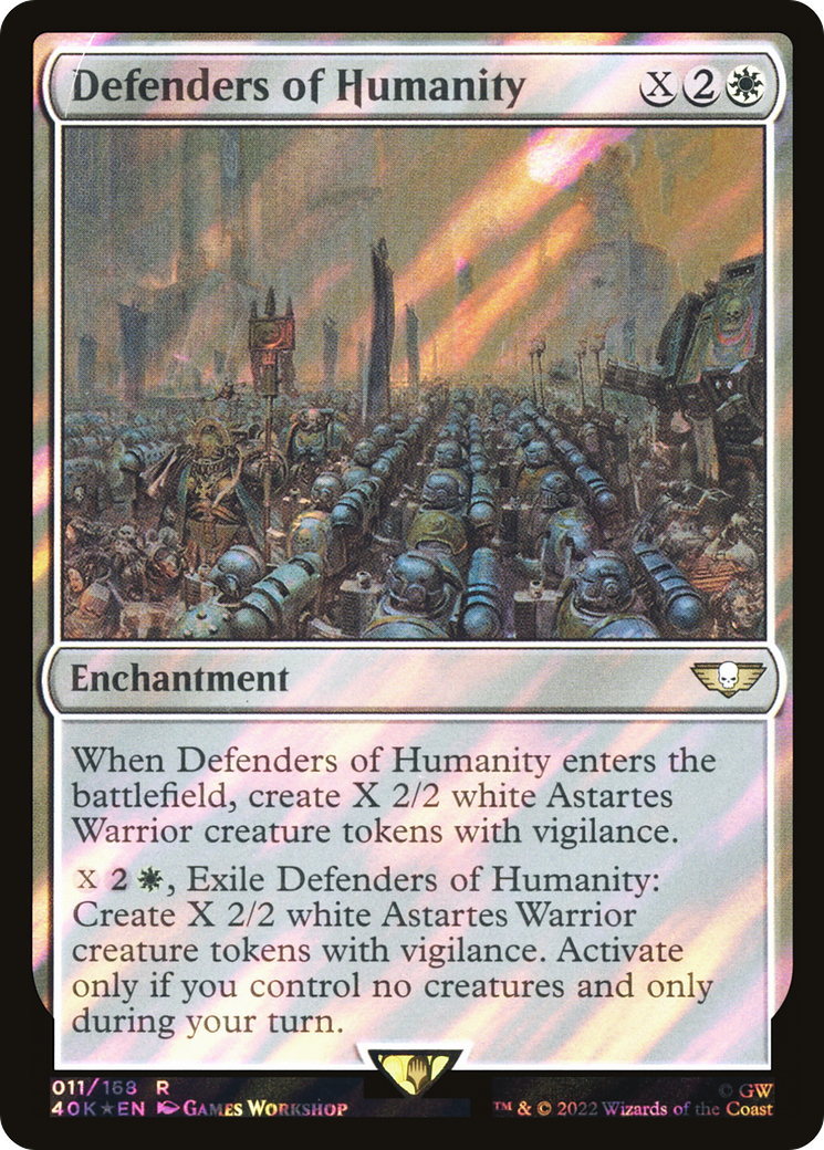 Image of Defenders of Humanity (Surge Foil) [Warhammer 40,000]