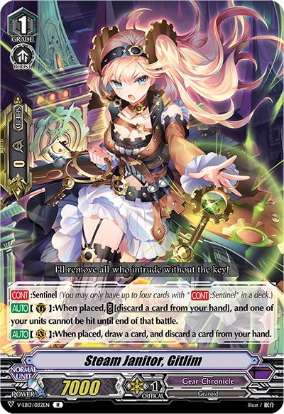 Image of Steam Janitor, Gitlim (V-EB13/032EN) [The Astral Force]