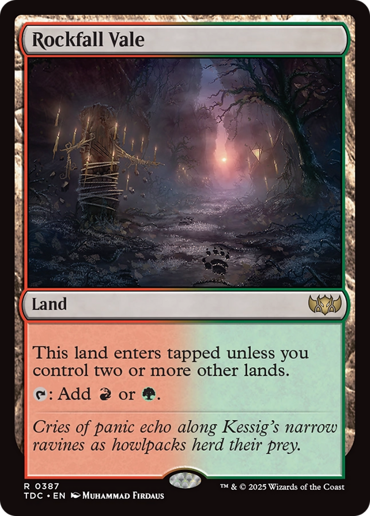 Image of Rockfall Vale [Tarkir: Dragonstorm Commander]