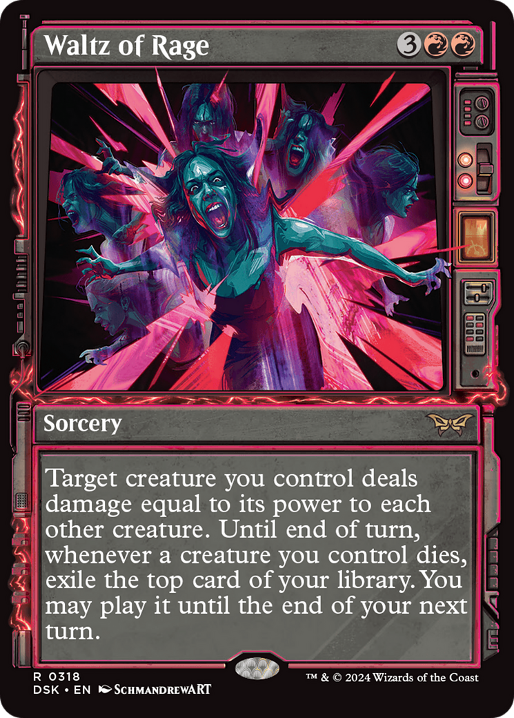 Image of Waltz of Rage (Showcase) [Duskmourn: House of Horror]