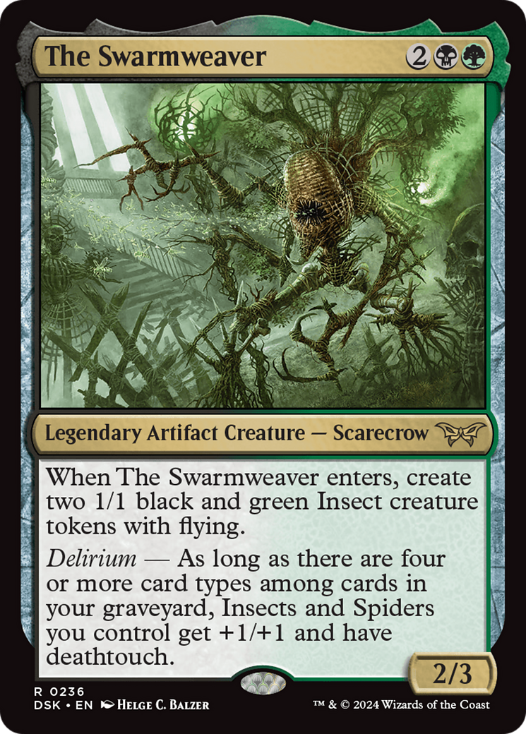 Image of The Swarmweaver (0236) [Duskmourn: House of Horror]