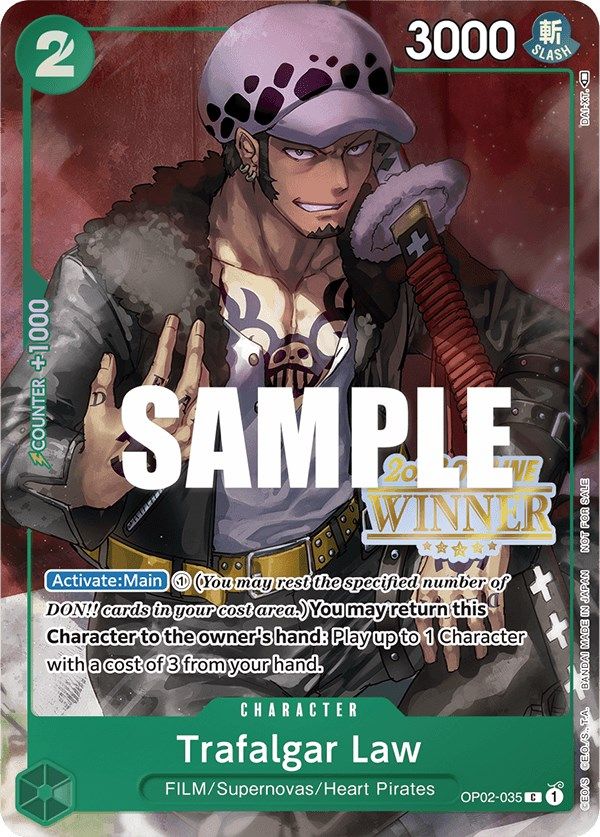 Image of Trafalgar Law (Offline Regional 2023) [Winner] [One Piece Promotion Cards]