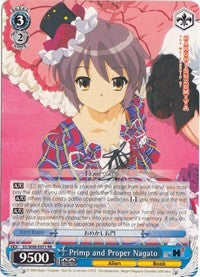 Image of Primp and Proper Nagato (SY/W08-E077 RR) [The Melancholy of Haruhi Suzumiya]