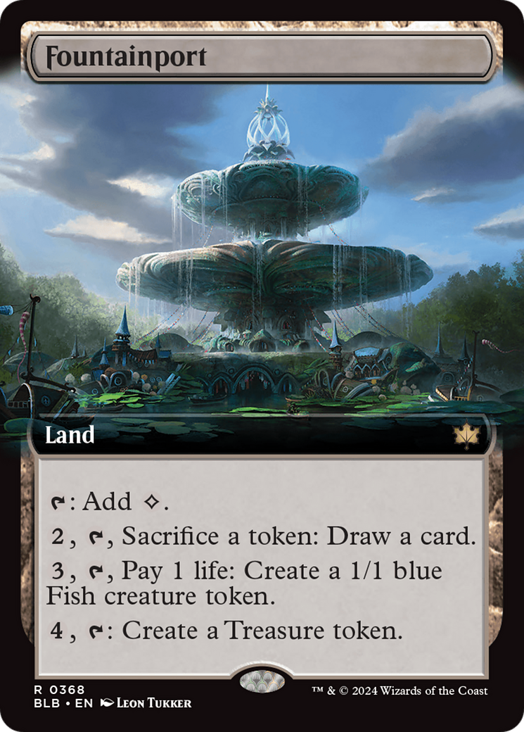 Image of Fountainport (Extended Art) [Bloomburrow]
