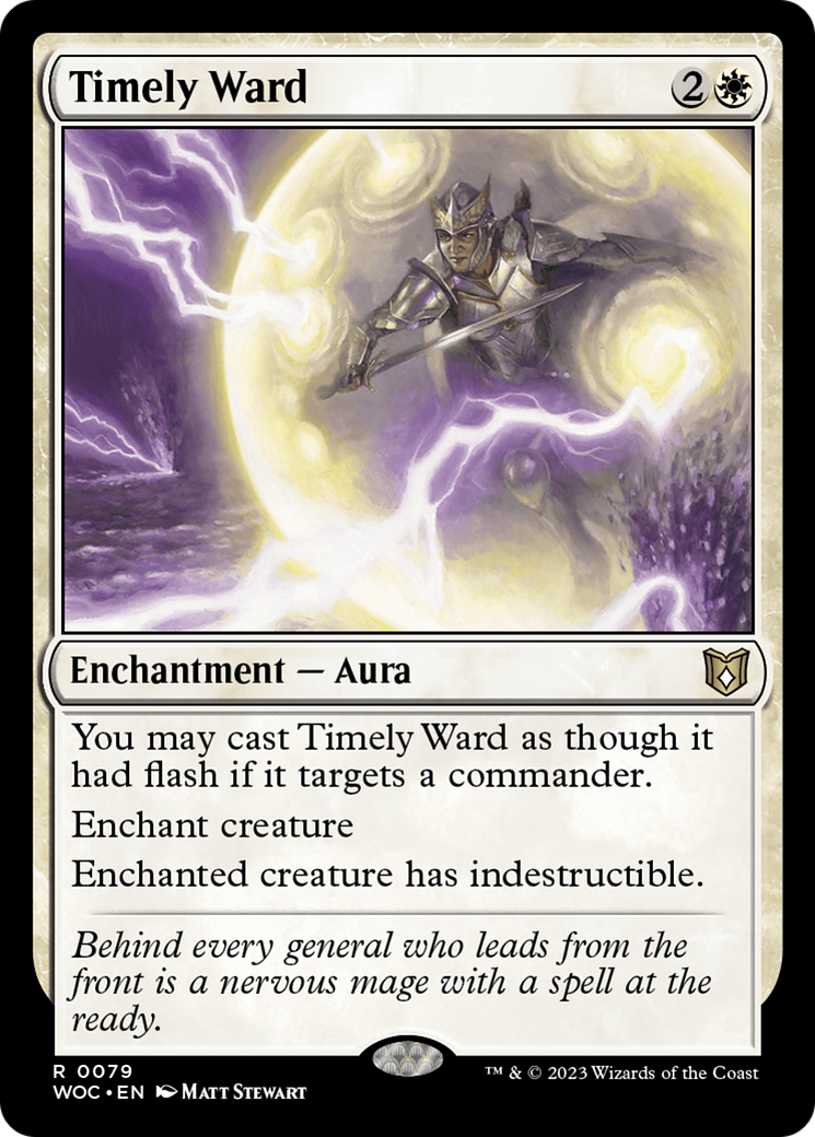 Image of Timely Ward [Wilds of Eldraine Commander]
