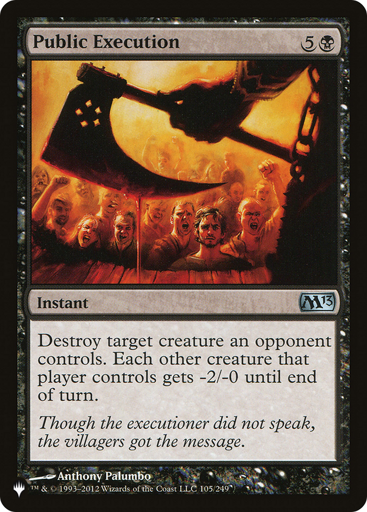 Image of Public Execution [The List]