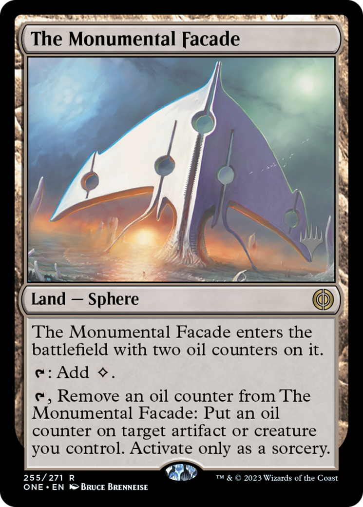 Image of The Monumental Facade (Promo Pack) [Phyrexia: All Will Be One Promos]