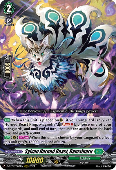 Image of Sylvan Horned Beast, Damainaru (D-BT02/009EN) [A Brush with the Legends]
