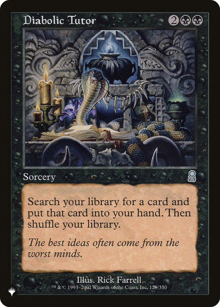 Image of Diabolic Tutor [The List]