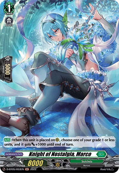 Image of Knight of Nostalgia, Marco (D-BT05/H53EN) [Triumphant Return of the Brave Heroes]