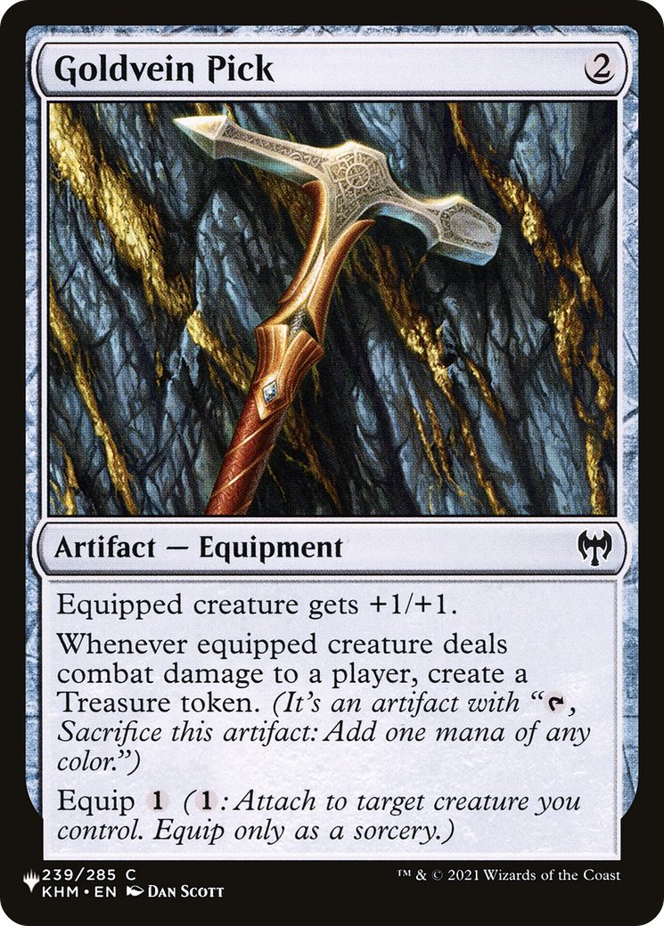 Image of Goldvein Pick [The List]