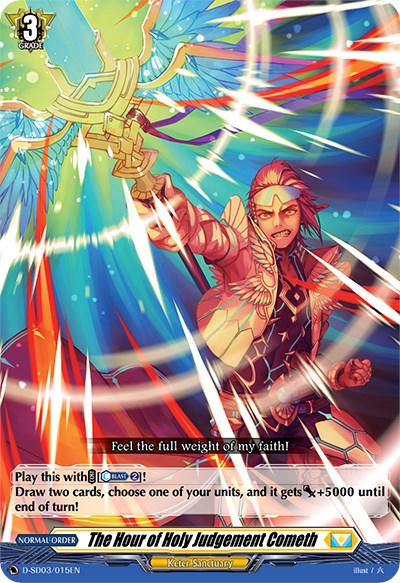 Image of The Hour of Holy Judgement Cometh (D-SD03/015EN) [Tohya Ebata: Apex Ruler]