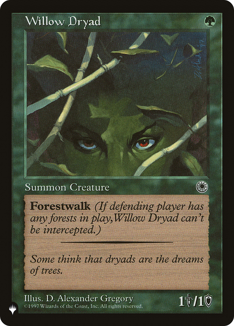 Image of Willow Dryad [The List]