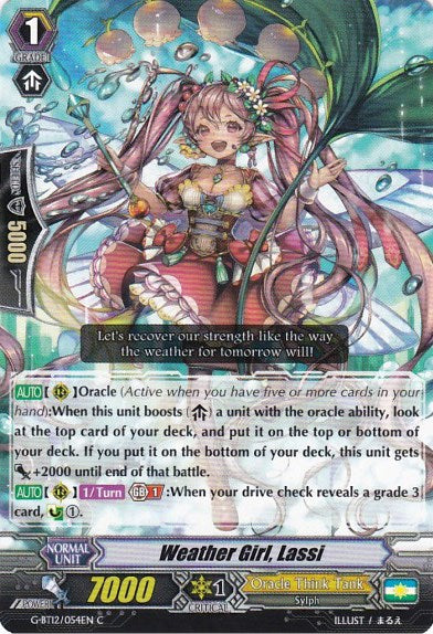 Image of Weather Girl, Lassi (G-BT12/054EN) [Dragon King's Awakening]