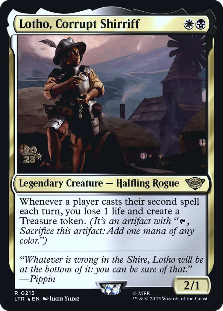 Image of Lotho, Corrupt Shirriff [The Lord of the Rings: Tales of Middle-Earth Prerelease Promos]