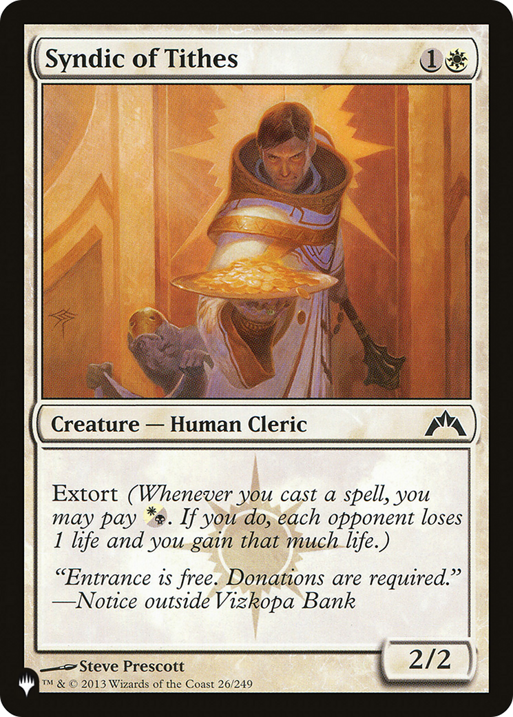 Image of Syndic of Tithes [The List]