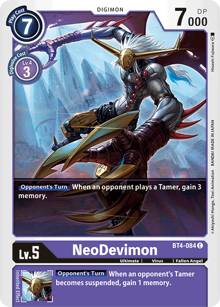 Image of NeoDevimon [BT4-084] [Great Legend]