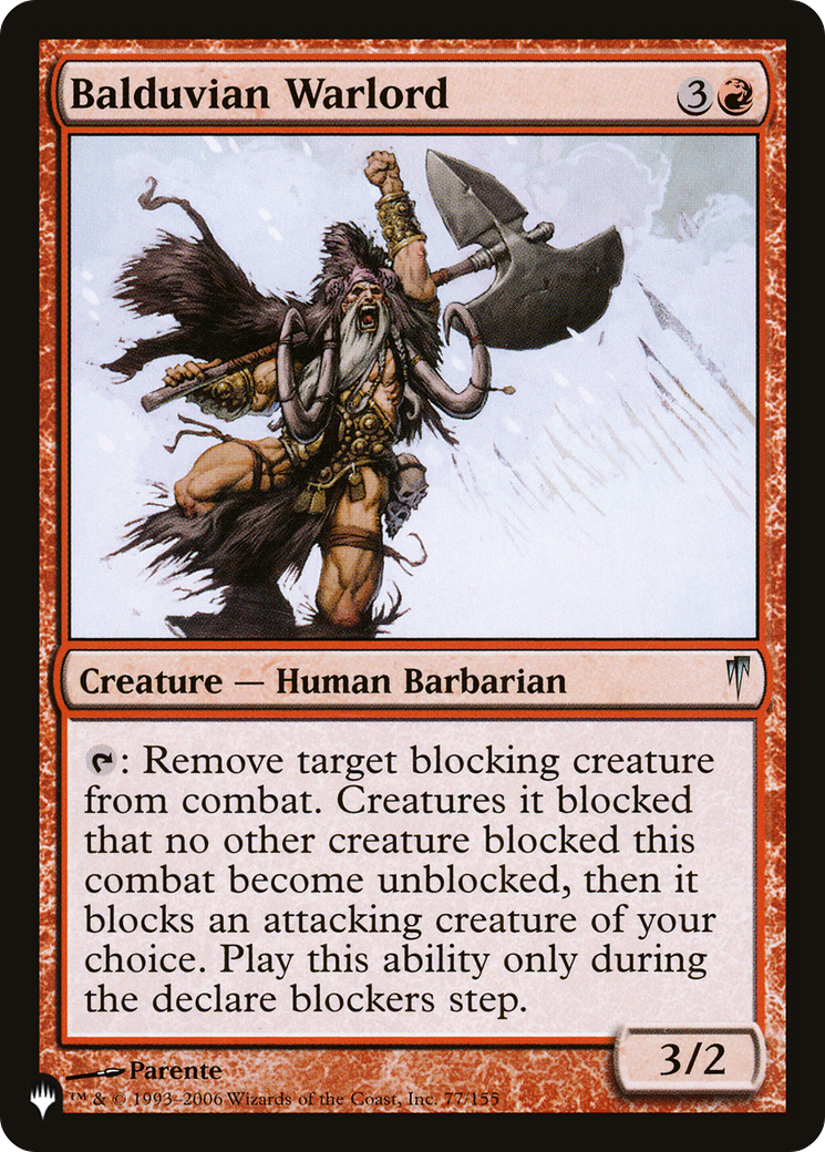 Image of Balduvian Warlord [The List]