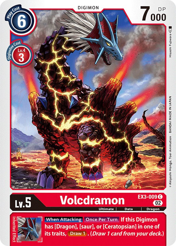 Image of Volcdramon [EX3-009] [Draconic Roar]