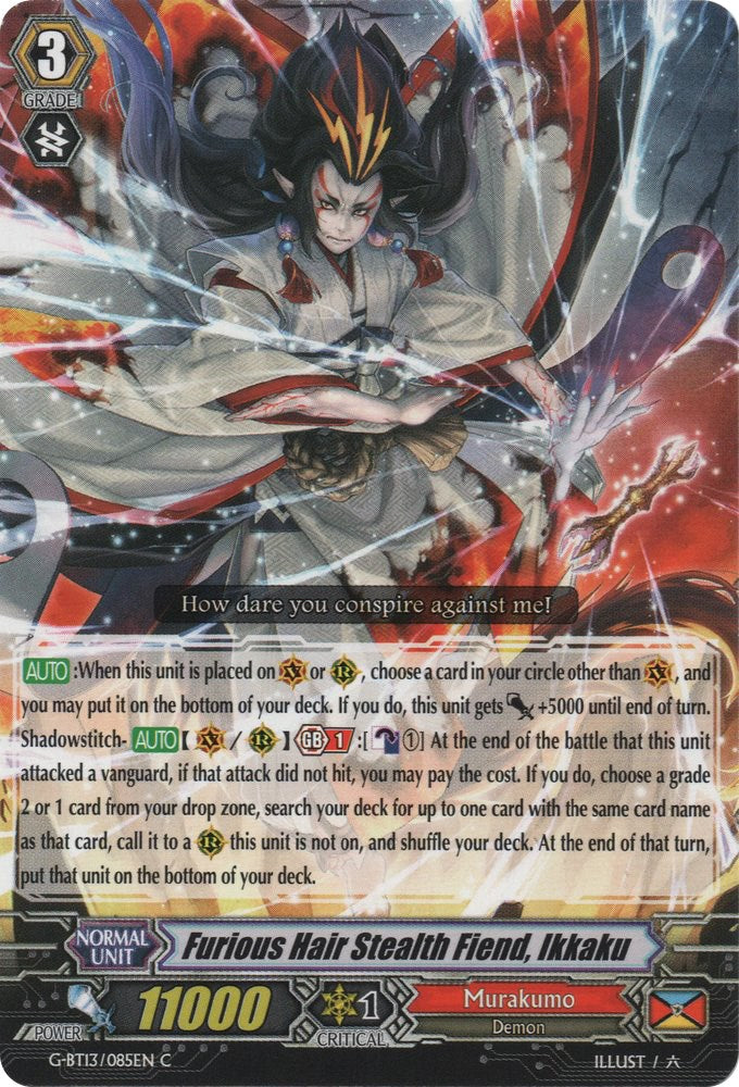 Image of Furious Hair Stealth Fiend, Ikkaku (G-BT13/085EN) [Ultimate Stride]