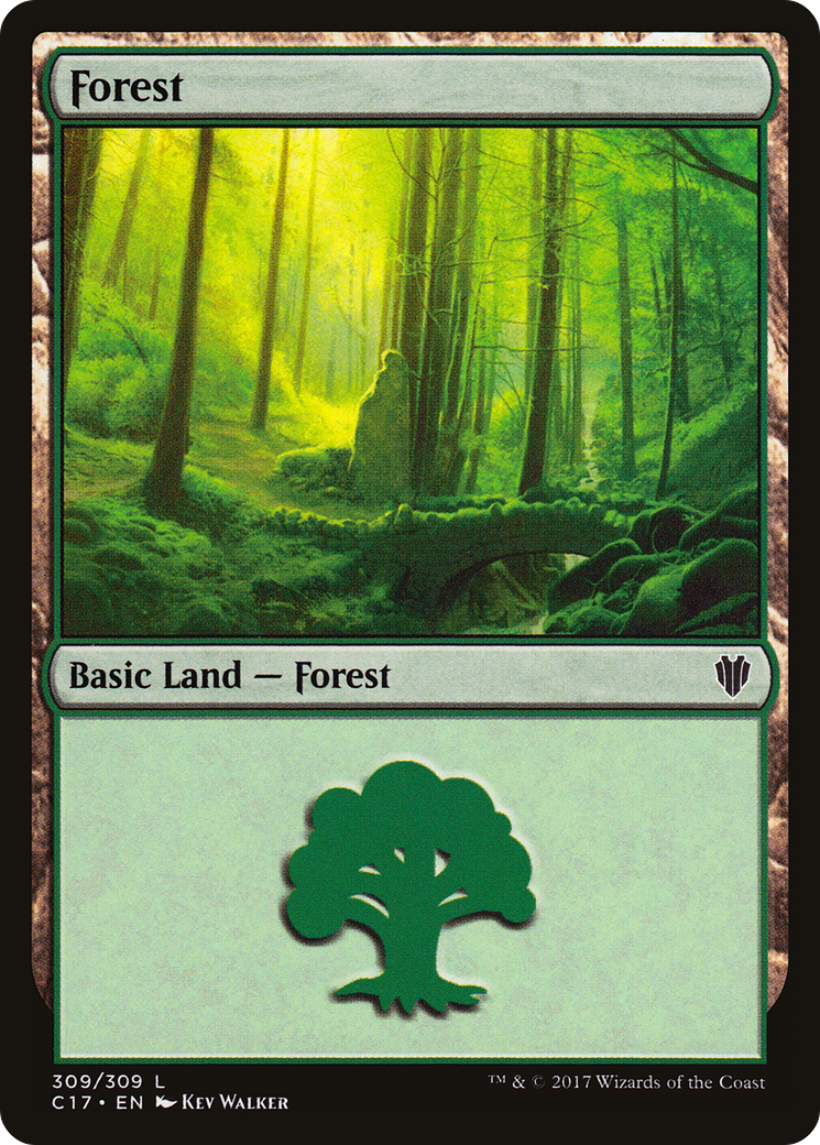 Image of Forest (309) [Commander 2017]