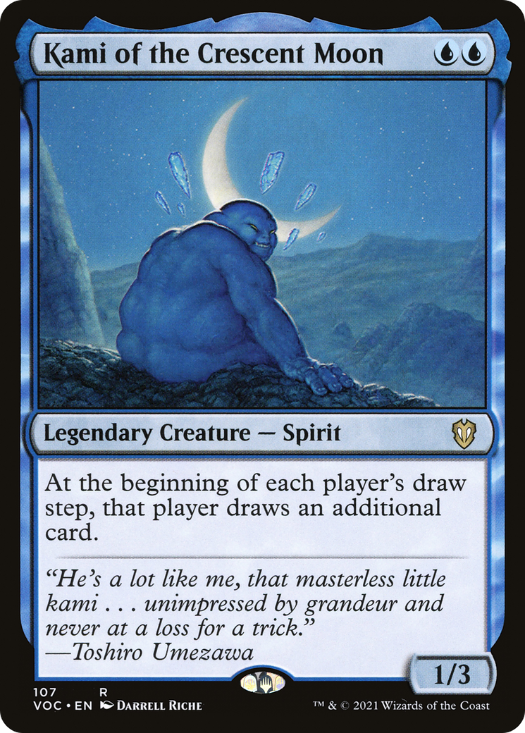 Image of Kami of the Crescent Moon [Innistrad: Crimson Vow Commander]