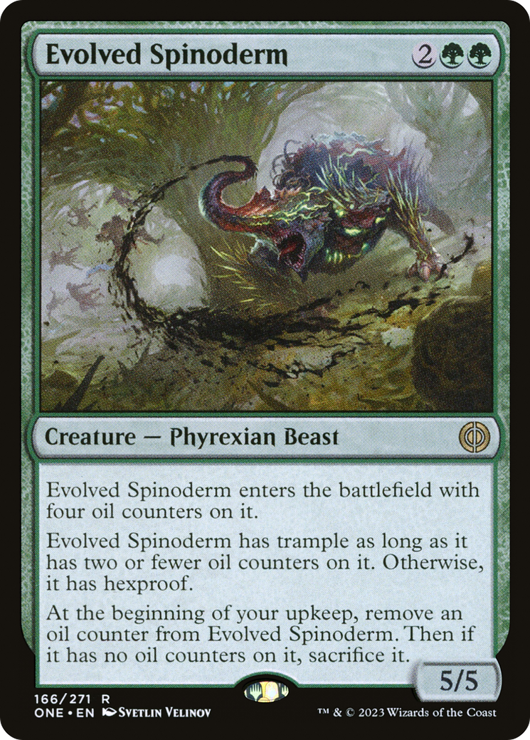 Image of Evolved Spinoderm [Phyrexia: All Will Be One]
