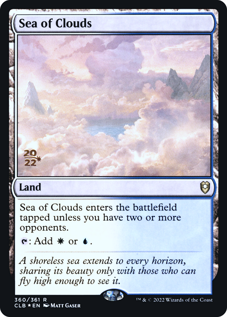 Image of Sea of Clouds [Commander Legends: Battle for Baldur's Gate Prerelease Promos]