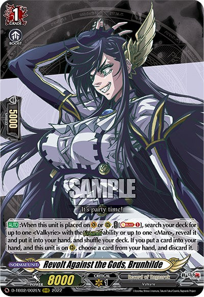 Image of Revolt Against the Gods, Brunhilde (D-TB02/002EN) [Record of Ragnarok]