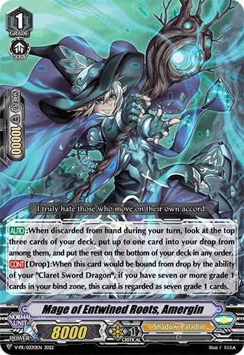 Image of Mage of Entwined Roots, Amergin (V-PR0230EN) [V Promo Cards]