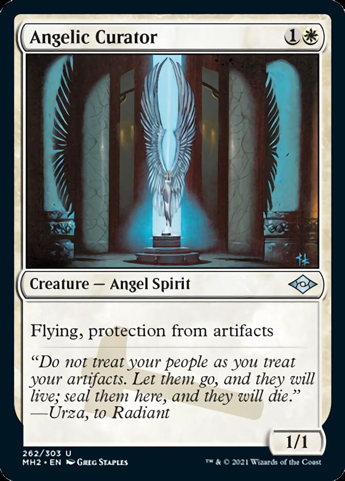 Image of Angelic Curator (Foil Etched) [Modern Horizons 2]