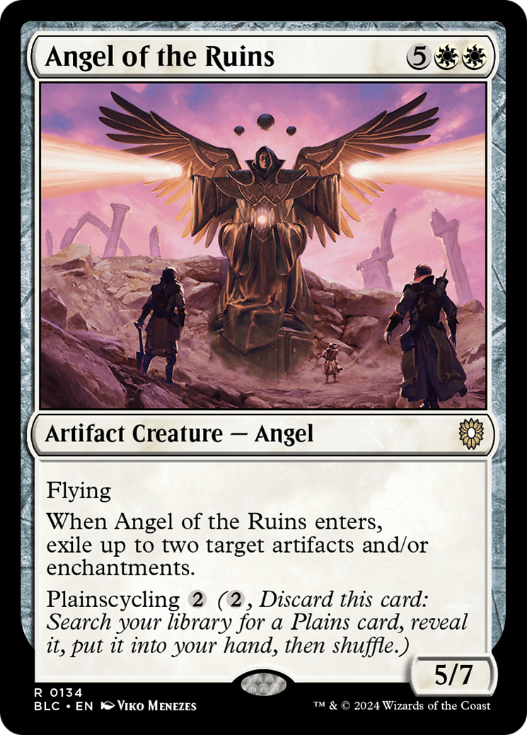 Image of Angel of the Ruins [Bloomburrow Commander]