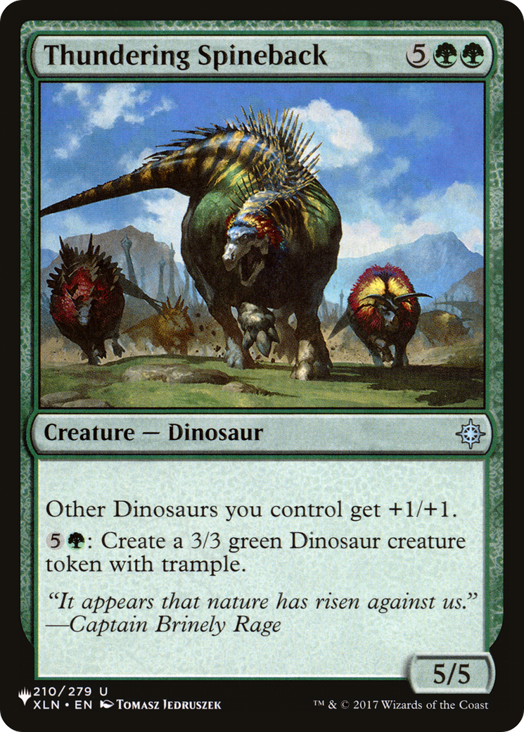 Image of Thundering Spineback [The List]