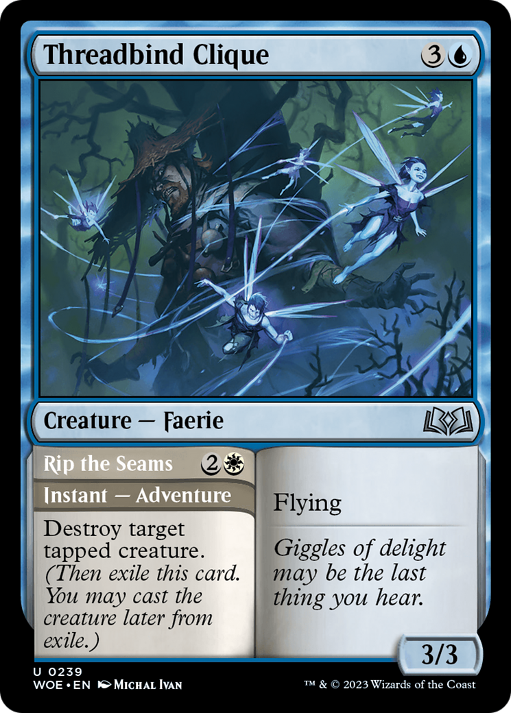 Image of Threadbind Clique // Rip the Seams [Wilds of Eldraine]