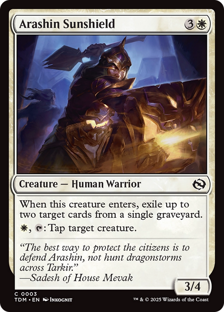 Image of Arashin Sunshield [Tarkir: Dragonstorm]