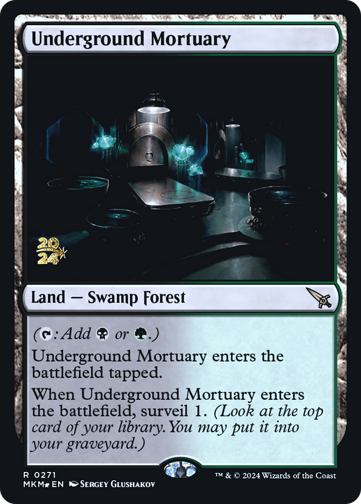 Image of Underground Mortuary [Murders at Karlov Manor Prerelease Promos]