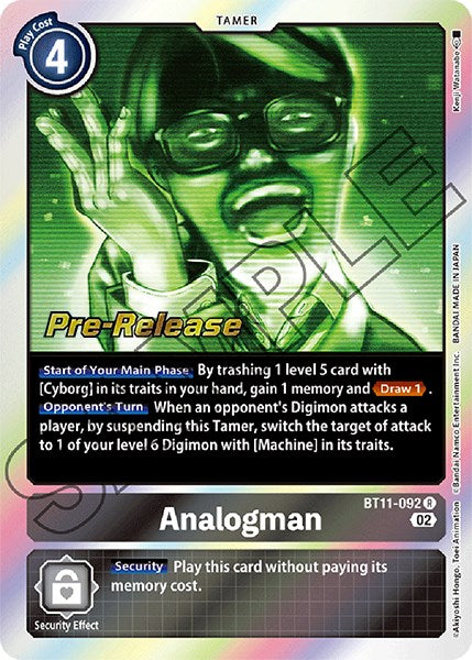 Image of Analogman [BT11-092] [Dimensional Phase Pre-Release Promos]