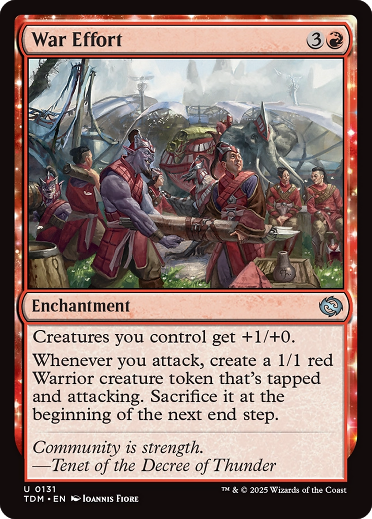 Image of War Effort [Tarkir: Dragonstorm]