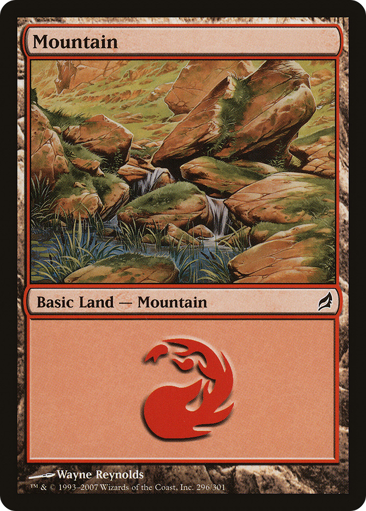 Image of Mountain (296) [Lorwyn]