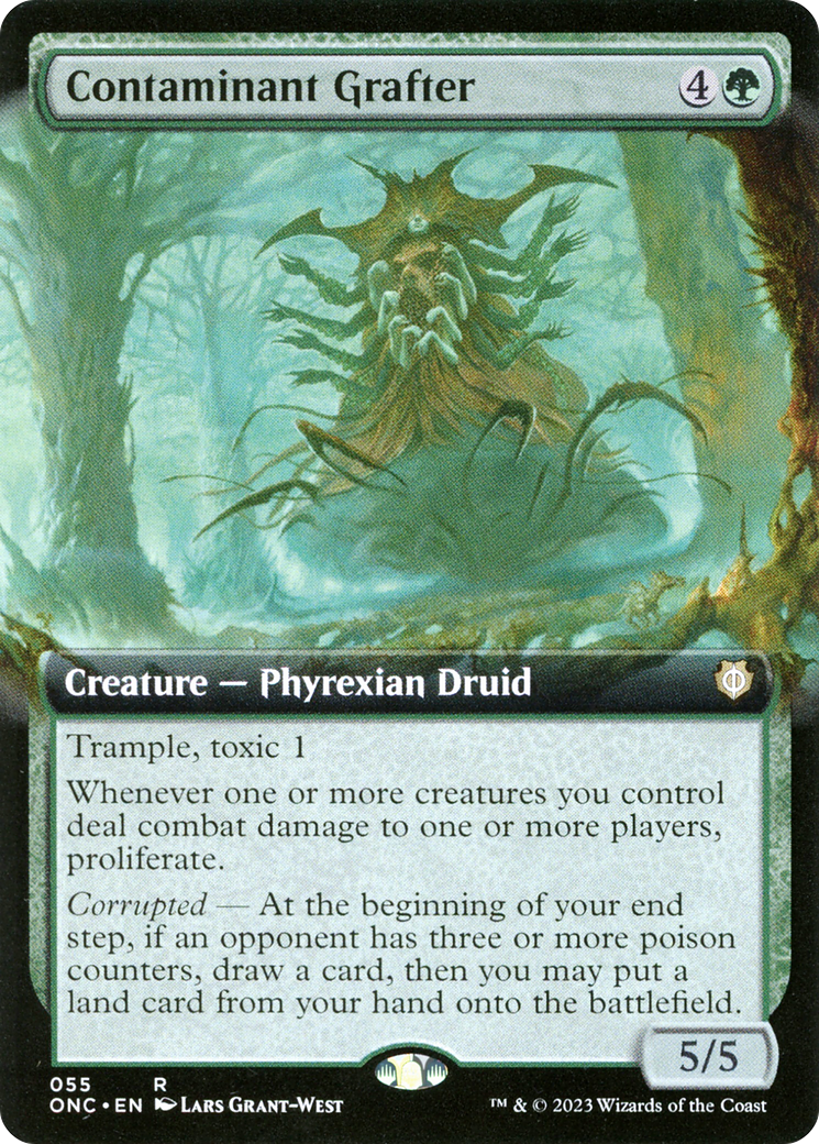 Image of Contaminant Grafter (Extended Art) [Phyrexia: All Will Be One Commander]